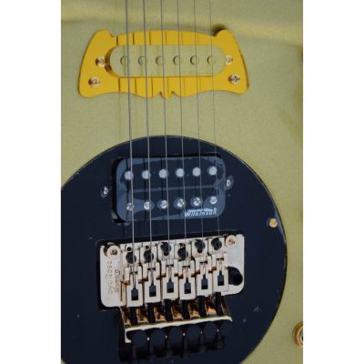 Custom Ember Prince Love Gold Electric Guitar Floyd Rose Tremolo - Image 7