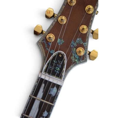 Custom Monarch Santana Singlecut Tiger Eye Burst Maple Top Guitar - Image 13