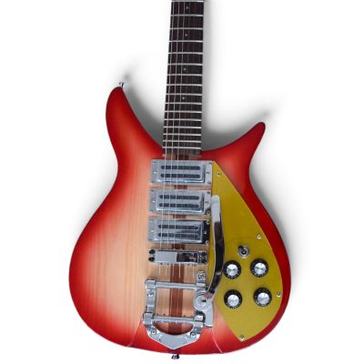 Custom Nova Fireglo 325C64 21 Inch Scale Length Lennon Guitar Bigsby Tremolo