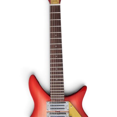 Custom Nova Fireglo 325C64 21 Inch Scale Length Lennon Guitar Bigsby Tremolo - Image 6