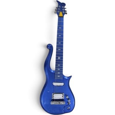 Custom Ember Prince Cloud Metallic Blue Angel Electric Guitar Chrome Hardware - Image 3