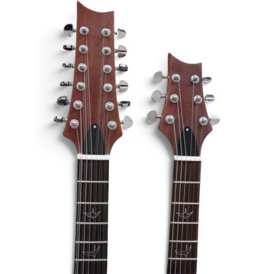 Custom Monarch 6 String And 12 String Guitar Prism Rainbow Burst Double Neck - Image 4