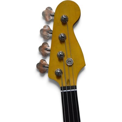 Custom Regent Jaco Pastorius Relic Aged Tobacco Sunburst 4 String Jazz Bass No Frets - Image 4