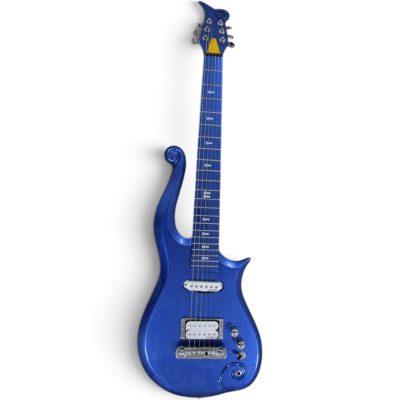 Custom Ember Prince Cloud Metallic Blue Angel Electric Guitar Chrome Hardware - Image 4