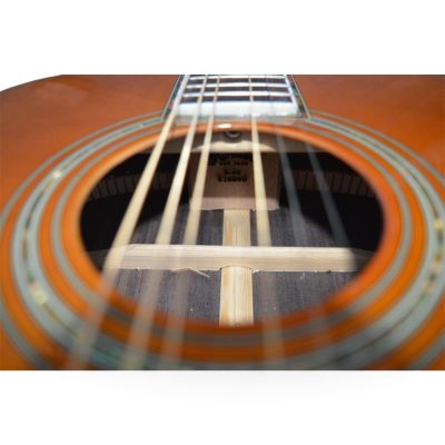 Custom Vertex D45 Amber Solid Spruce Top Acoustic Electric Guitar Fishman Pickups - Image 5