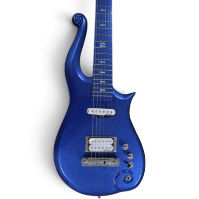 Custom Ember Prince Cloud Metallic Blue Angel Electric Guitar Chrome Hardware