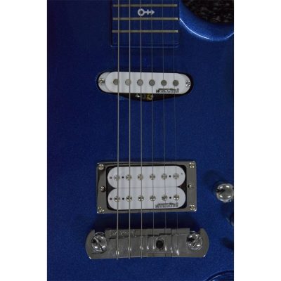 Custom Ember Prince Cloud Metallic Blue Angel Electric Guitar Chrome Hardware - Image 6