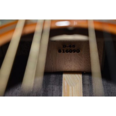 Custom Vertex D45 Amber Solid Spruce Top Acoustic Electric Guitar Fishman Pickups - Image 6