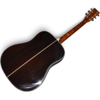 Custom Vertex D45 Amber Solid Spruce Top Acoustic Electric Guitar Fishman Pickups - Image 7