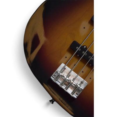 Custom Regent Jaco Pastorius Relic Aged Tobacco Sunburst 4 String Jazz Bass No Frets - Image 8