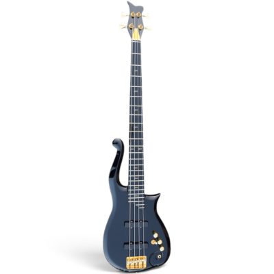 Custom Ember Prince Cloud Black Finish 4 String Bass - Image 3