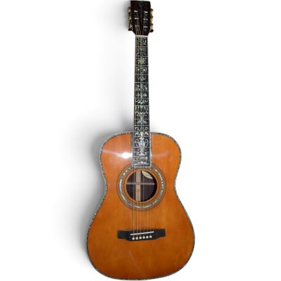 Custom Vertex Amber Classical Solid Spruce Top Acoustic Guitar D45 - Image 3