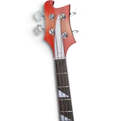 Custom Nova 4003 Fireglo Chrome Hardware 4 String Bass - Image 2