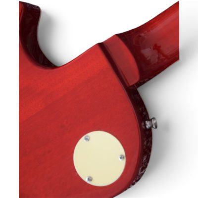 Custom Crown Translucent Red Quilted Maple Top Snakepit Slash Guitar - Image 3