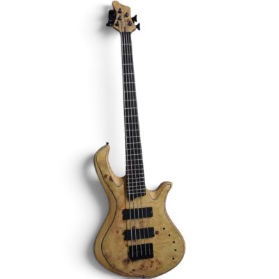 Custom Onyx Patriot Birdseye 5 String Bass - Image 3