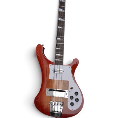 Custom Nova 4003 Fireglo Chrome Hardware 4 String Bass