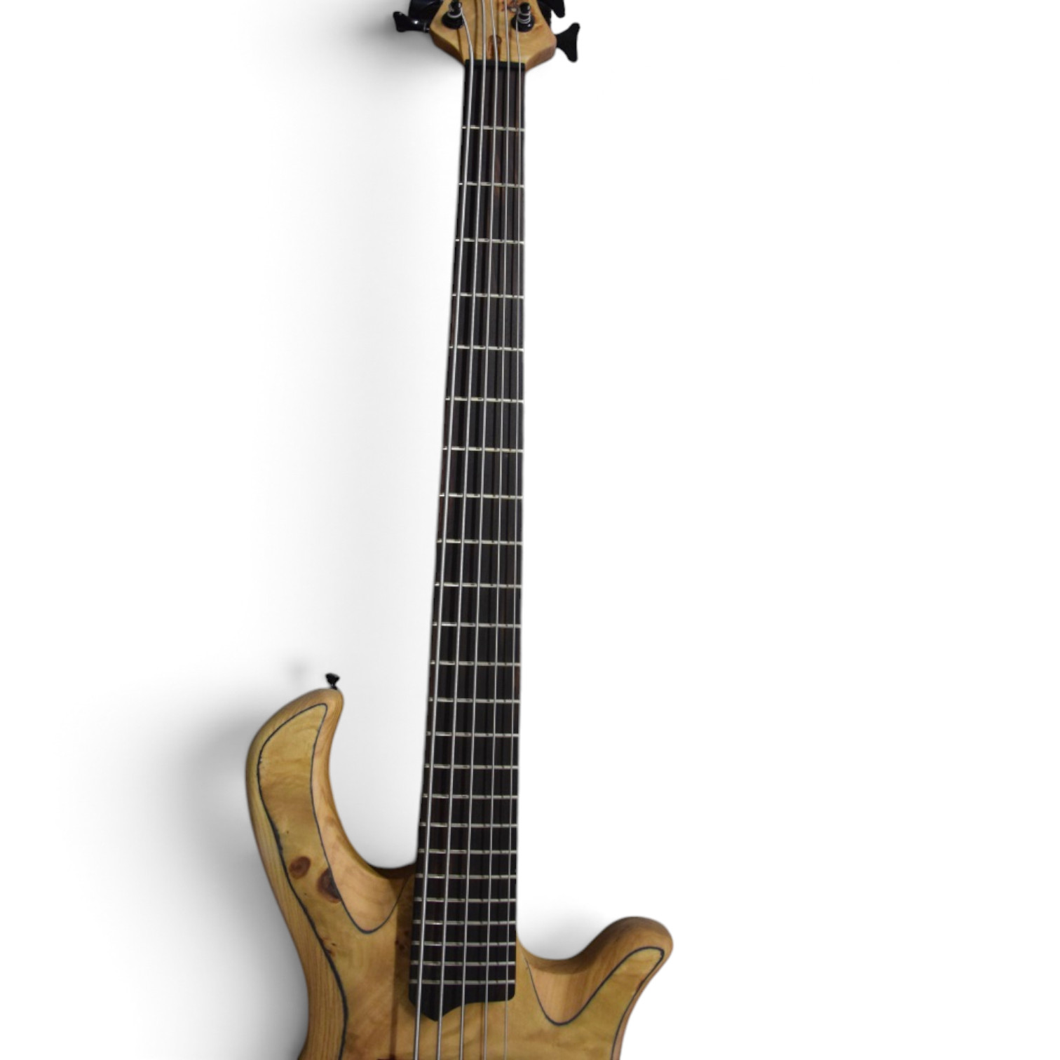Custom Onyx Patriot Birdseye 5 String Bass - Image 5
