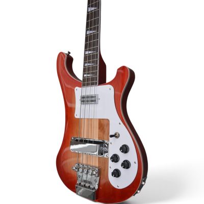 Custom Nova 4003 Fireglo Chrome Hardware 4 String Bass - Image 5