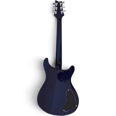 Custom Monarch Santana Blue Burst Flamed Maple Electric Guitar - Image 2