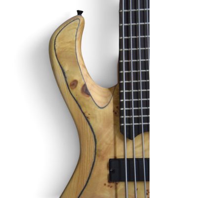 Custom Onyx Patriot Birdseye 5 String Bass - Image 6