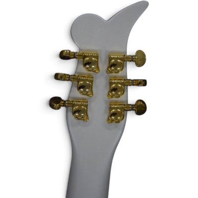 Custom Ember Prince Cloud Pearl White Electric Guitar Gold Hardware - Image 8