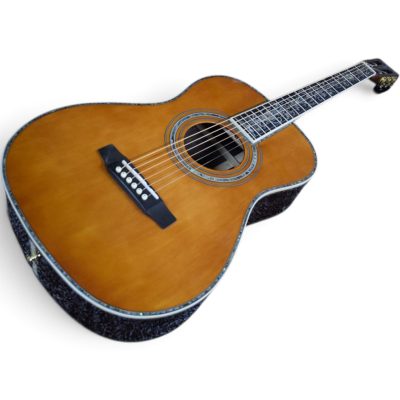 Custom Vertex Amber Classical Solid Spruce Top Acoustic Guitar D45 - Image 9