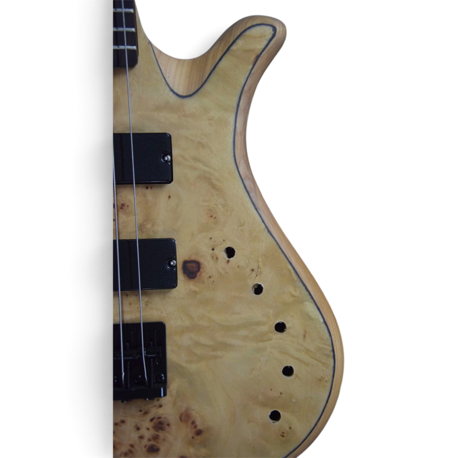 Custom Onyx Patriot Birdseye 5 String Bass - Image 8
