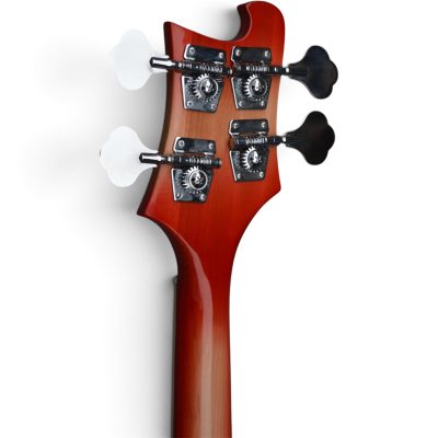 Custom Nova 4003 Fireglo Chrome Hardware 4 String Bass - Image 9