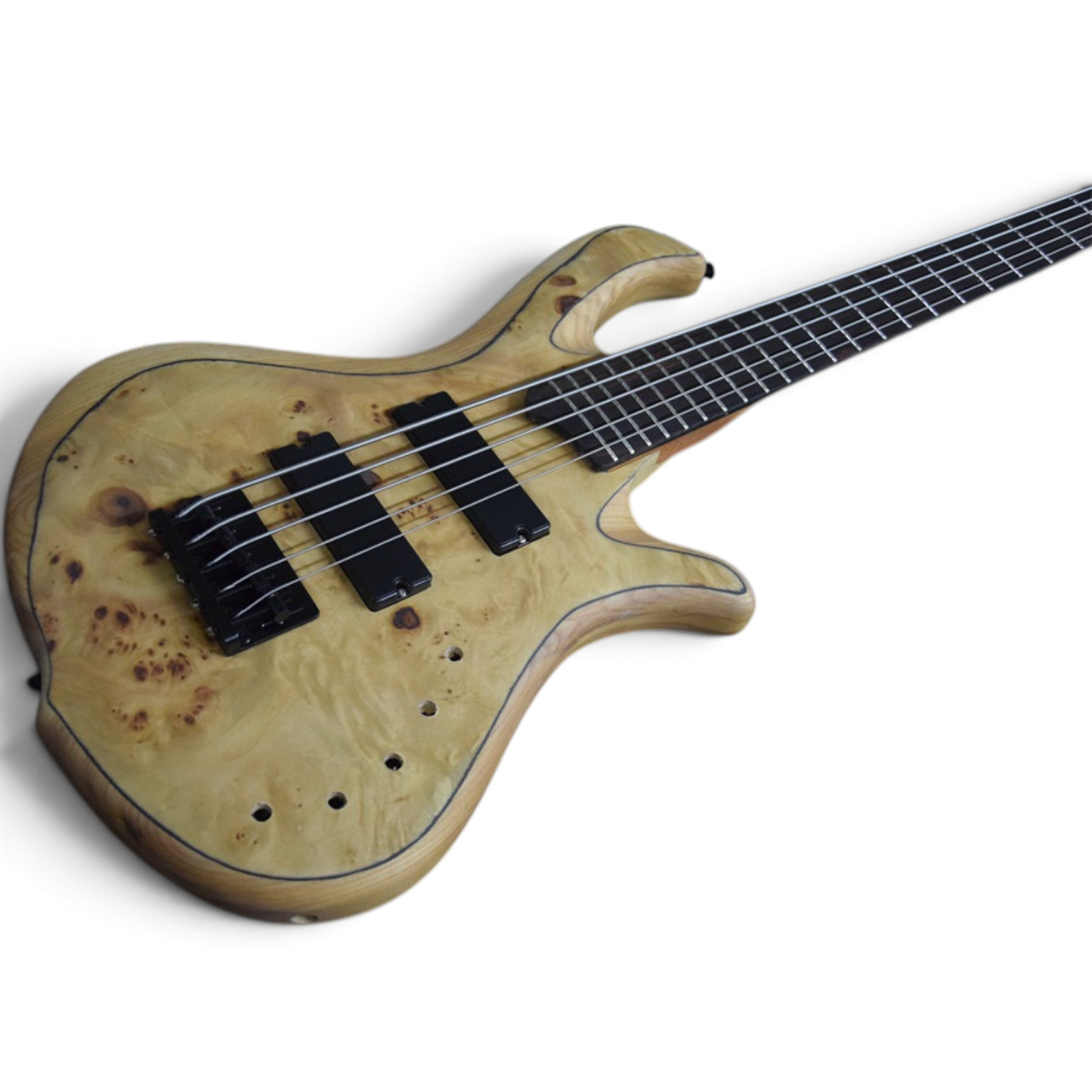 Custom Onyx Patriot Birdseye 5 String Bass - Image 12