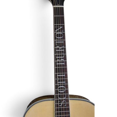 Custom Crown SJ200 Natural Solid Sitka Spruce Top Acoustic Electric Guitar Inlayed Fretboard Fishman EQ - Image 5