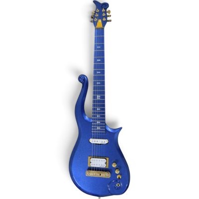 Custom Ember Prince Cloud Blue Angel Electric Guitar Gold Hardware - Image 4