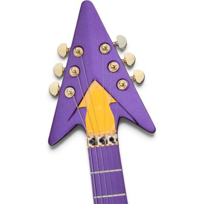 Custom Ember Prince Love Purple Guitar Floyd Rose Tremolo Left Handed Strung For Right Handed - Image 4