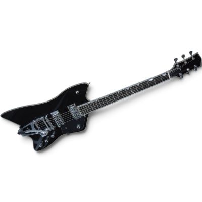 Custom Sovereign Jupiter Thunderbird Billy Bo Black Electric Guitar Bigsby Tremolo - Image 3