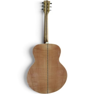 Custom Crown SJ200 Natural Solid Sitka Spruce Top Acoustic Electric Guitar Inlayed Fretboard Fishman EQ - Image 8