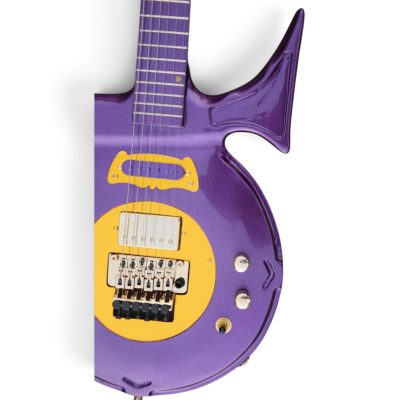 Custom Ember Prince Love Purple Guitar Floyd Rose Tremolo Left Handed Strung For Right Handed - Image 6