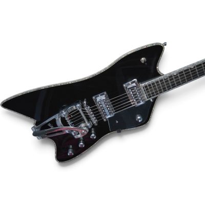 Custom Sovereign Jupiter Thunderbird Billy Bo Black Electric Guitar Bigsby Tremolo - Image 4