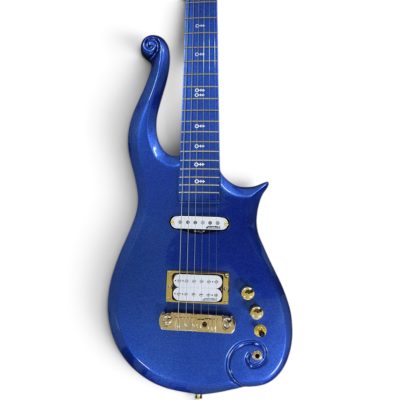 Custom Ember Prince Cloud Blue Angel Electric Guitar Gold Hardware