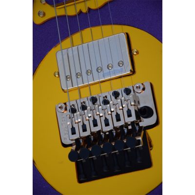 Custom Ember Prince Love Purple Guitar Floyd Rose Tremolo Left Handed Strung For Right Handed - Image 7