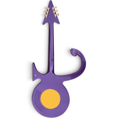 Custom Ember Prince Love Purple Guitar Floyd Rose Tremolo Left Handed Strung For Right Handed - Image 2