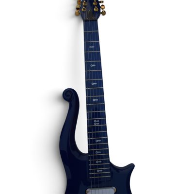 Custom Ember Prince Cloud Blue Angel Electric Guitar - Image 5