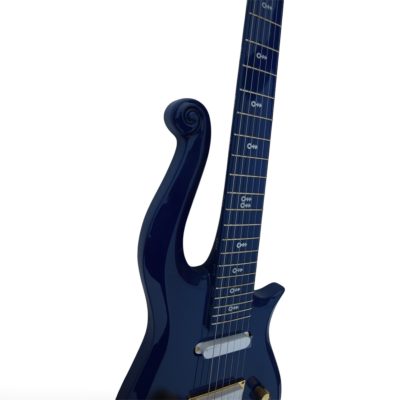 Custom Ember Prince Cloud Blue Angel Electric Guitar - Image 7