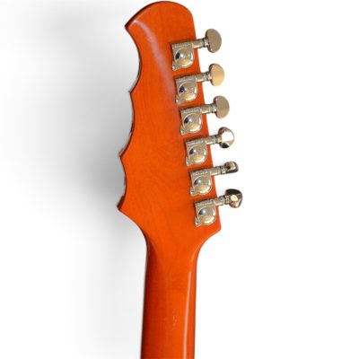 Custom Vesper Region PL G2 Amber Orange Flamed Maple Top Quilted Maple Back Guitar - Image 9