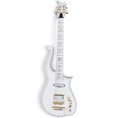 Custom Ember Prince Cloud Pearl White Electric Guitar Stop Tailpiece