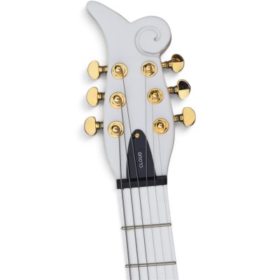 Custom Ember Prince Cloud Pearl White Electric Guitar Stop Tailpiece - Image 4