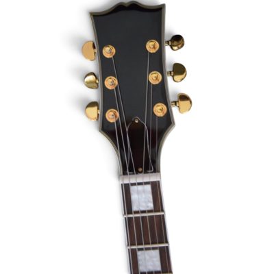 Custom Crown Alex Lifeson Fhole Florentine Cutaway Translucent Blue Semi Hollow Guitar - Image 6