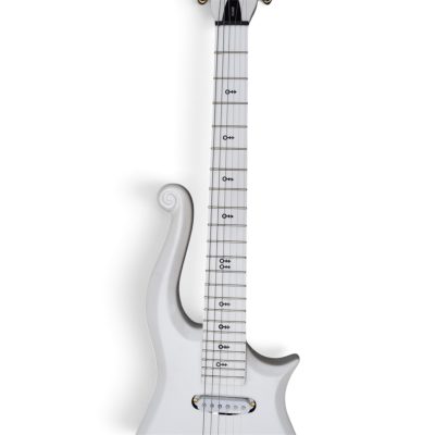 Custom Ember Prince Cloud Pearl White Electric Guitar Stop Tailpiece - Image 5