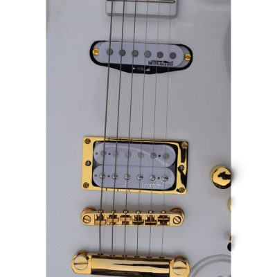 Custom Ember Prince Cloud Pearl White Electric Guitar Stop Tailpiece - Image 6
