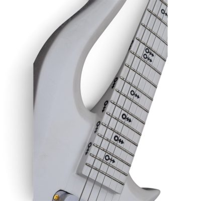 Custom Ember Prince Cloud Pearl White Electric Guitar Stop Tailpiece - Image 8