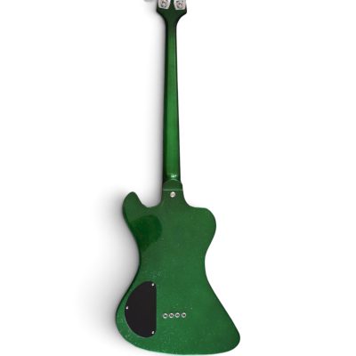 Custom Crown Krist Novoselic Green Metallic Finish Thunderbird 4 String Bass - Image 9