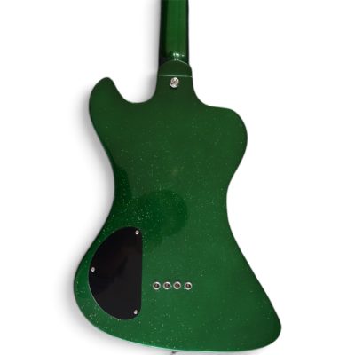 Custom Crown Krist Novoselic Green Metallic Finish Thunderbird 4 String Bass - Image 10